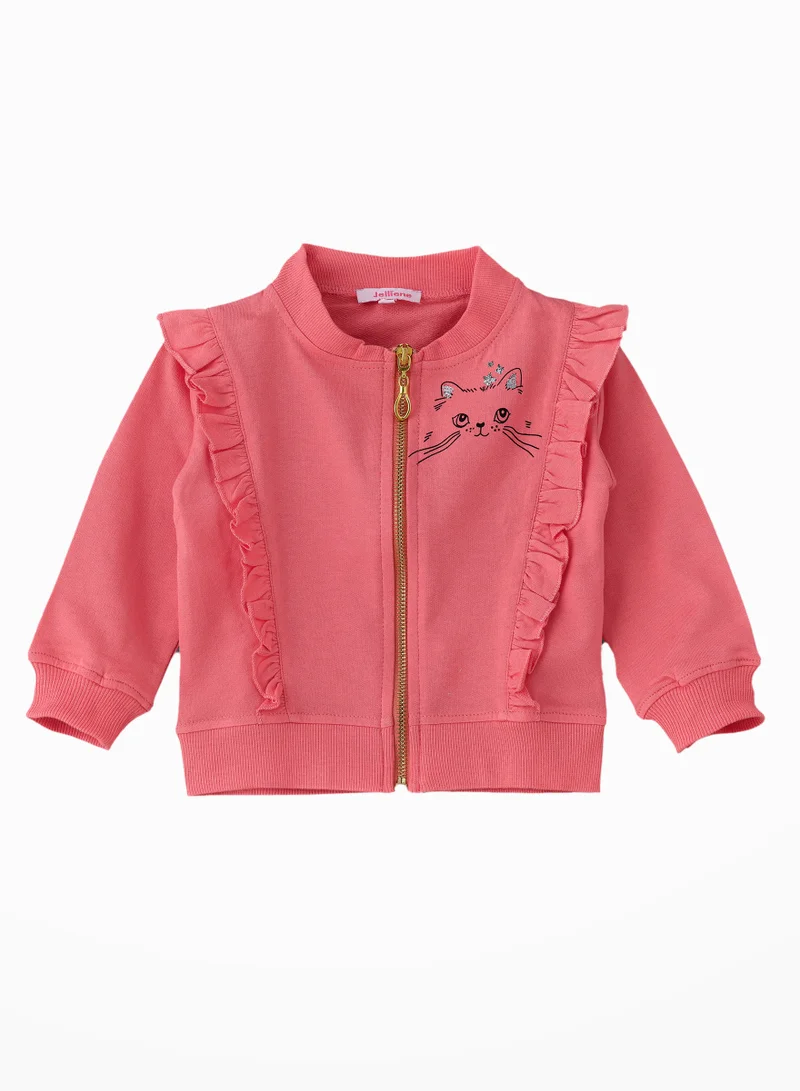 جيلين Snuggle-Worthy Knitted Sweatshirt for Baby Girls