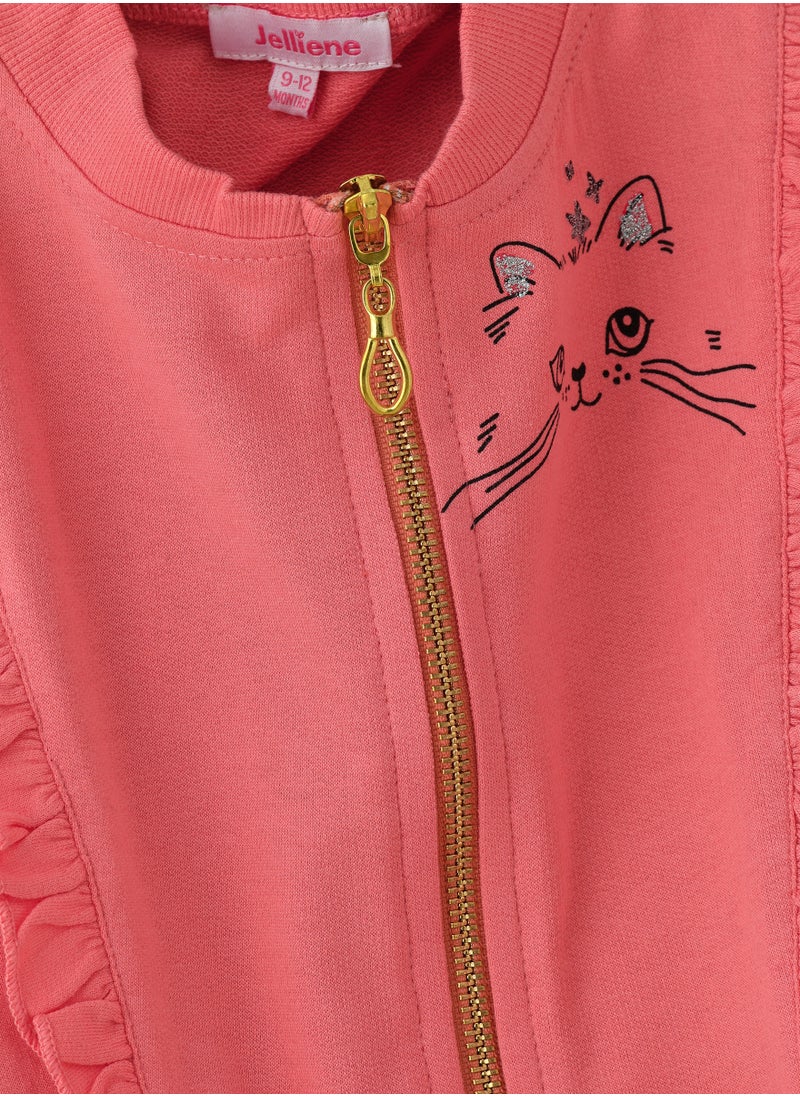 Jelliene Snuggle-Worthy Knitted Sweatshirt for Baby Girls  - Image 3