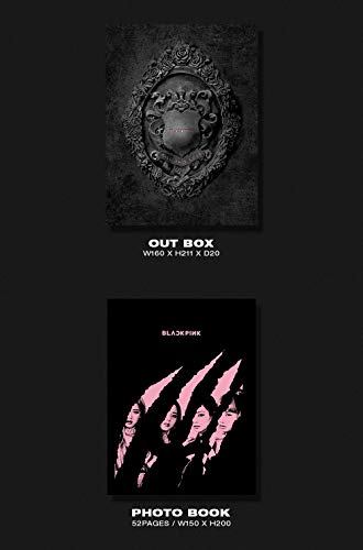 YG Blackpink - Kill This Love [Black ver.] (2nd Mini Album) CD+52p Photobook+Lyrics Book+4Photocards+Polaroid Photocard+Sticker Set+On Pack Poster+Folded Poster+Double Side Extra Photocards Set - Image 3