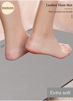 DUNISO Kitchen Rugs and Mats Set Premium Leather, MatAnti-Fatigue, Non-Skid Kitchen Floor Mats, Washable, Quick Drying Mat for Kitchen 40*60cm/40*120cm  - Image 3