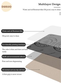 DUNISO Kitchen Rugs and Mats Set Premium Leather, MatAnti-Fatigue, Non-Skid Kitchen Floor Mats, Washable, Quick Drying Mat for Kitchen 40*60cm/40*120cm  - Image 5