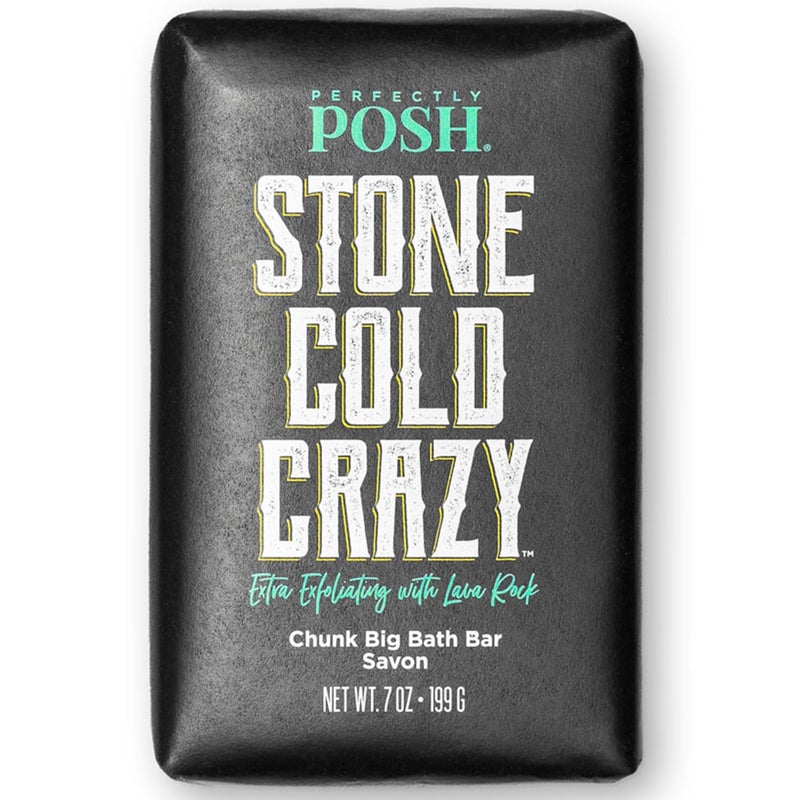 Perfectly Posh Stone Cold Crazy Big Bath Bar Soap Refreshing and Nourishing Soap with Energizing Scent for Energizing Bath Time 7oz - Image 2