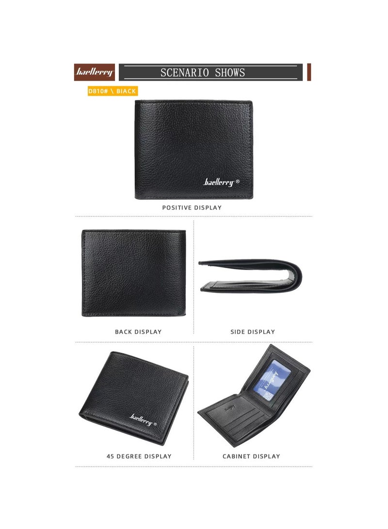 baellerry محفظة جلدية باللون الأسود - Image 3