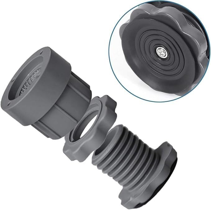 Meakwisht Meakwisht Multifunctional Adjustable Bracket Base Anti Vibration Pads for Washing Machine Non Slip Height Adjustable Feet Pads  - Image 3