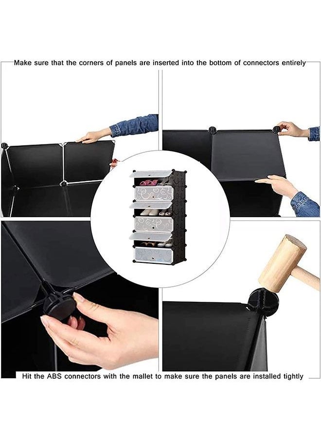 Generic - DIY Shoe Rack,Cube Modular Shoe Cabinet (6 cubes) - Image 1