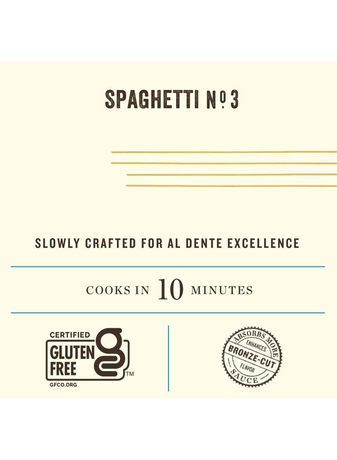 Rummo Italian Pasta GF Spaghetti No.3, Always Al Dente, Certified Gluten-Free (5 Pack, 12 Ounce Each) - Image 3