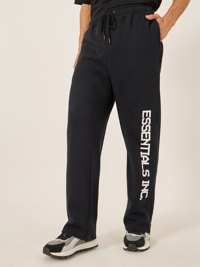 Styli Styli Pixelated Print Fleece Oversized Open Hem Joggers  - Image 2