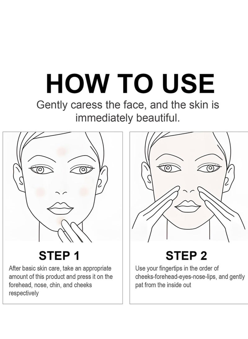 OCHEAL Hydrating BB Cream, Light BB Cream Foundation Cover Blemishes Tinted Moisturiser, Oil Control Cushion Foundation Color Correcting Cream for All Skin Types, Hydrating, Even Skin Tone 30g (Natural) - Image 5