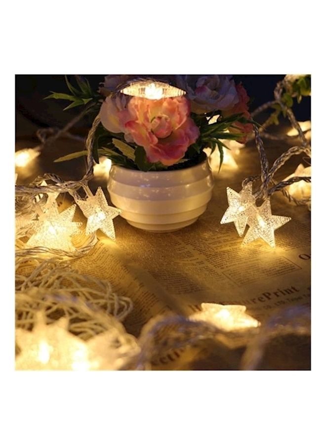 NIBEMINENT LED Decorative Star Light String Yellow 6meter - Image 3