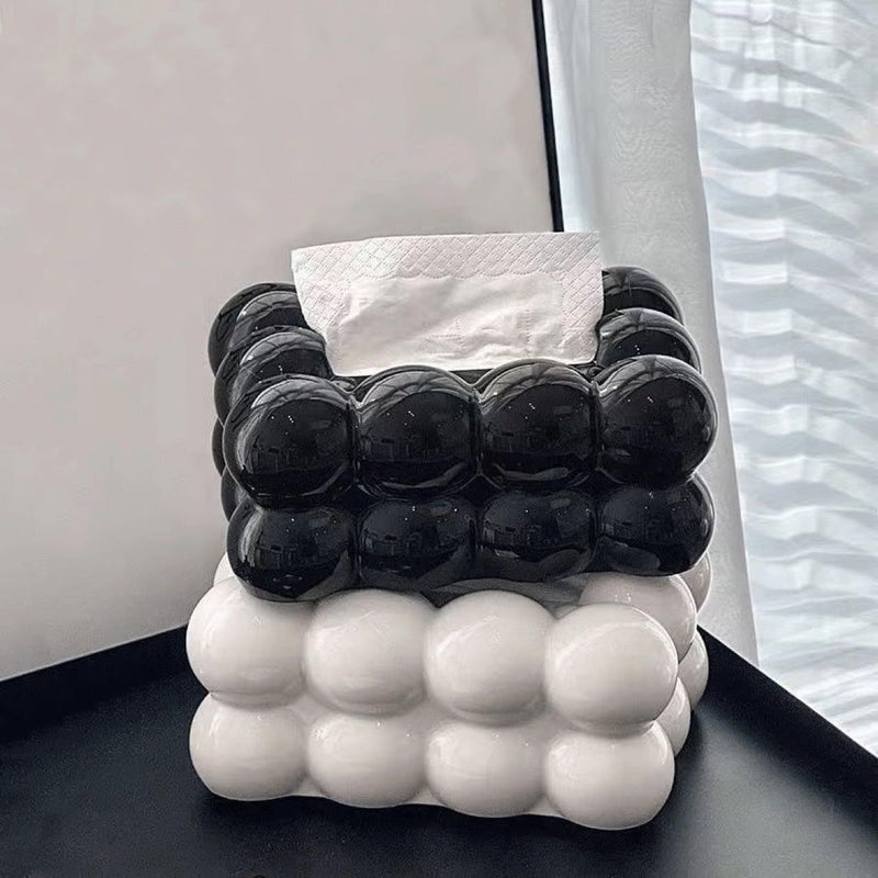 Cloud Tissue Box Cover Napkin Holder For Living Room Coffee Table Household White - Image 5