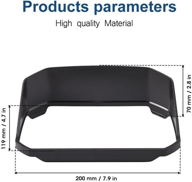 Wivplex Motorcycle Instrument Panel Cover for BMW - Image 2