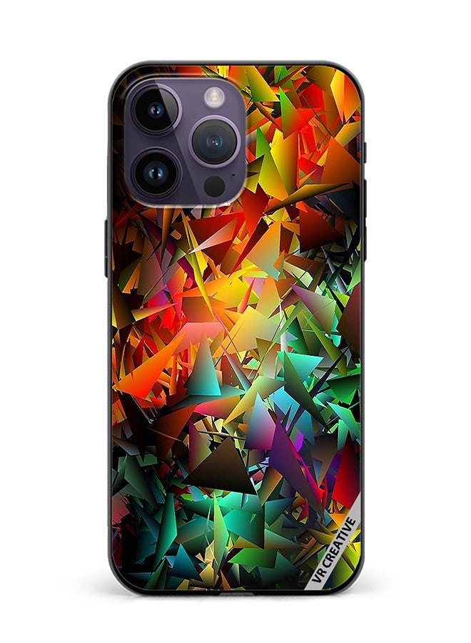 VR CREATIVE Protective Case Cover For Apple iPhone 15 Pro Max Abstract Design Multicolour