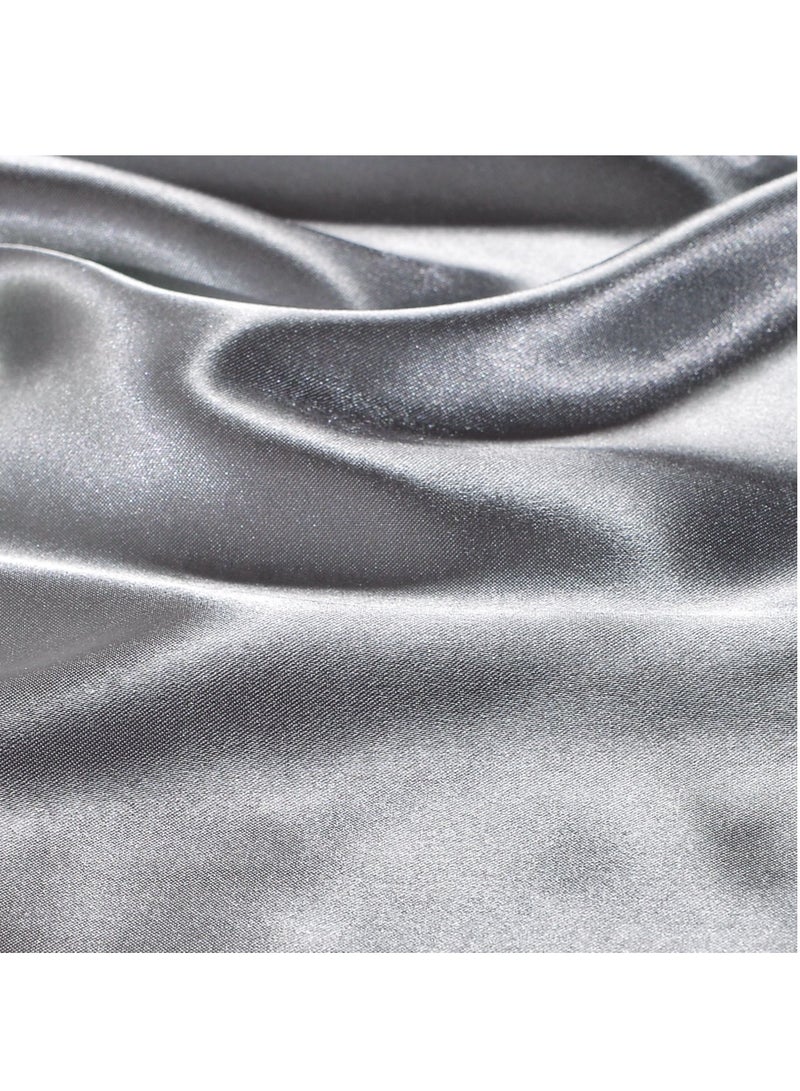 مجموعة غطاء حماية للوسادة بتصميم بسيط بلون سادة مكونة من قطعتين - Image 3