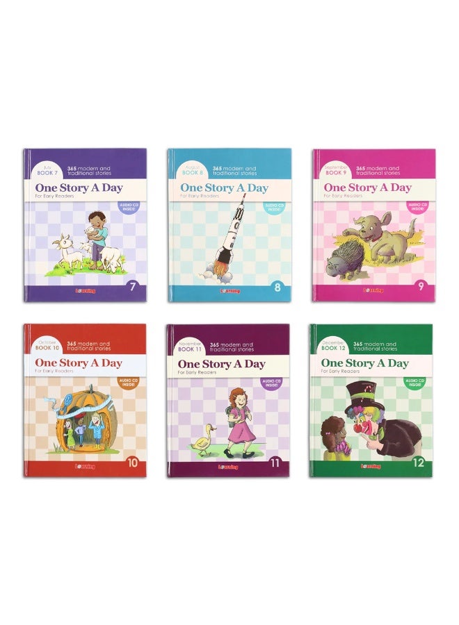 One Story A Day 12 Books And 12 CDs – مجموعة قصص إنجليزية للأطفال من عمر 4 سنوات فما فوق لتعلّم اللغة الإنجليزية يوميًا - Image 2