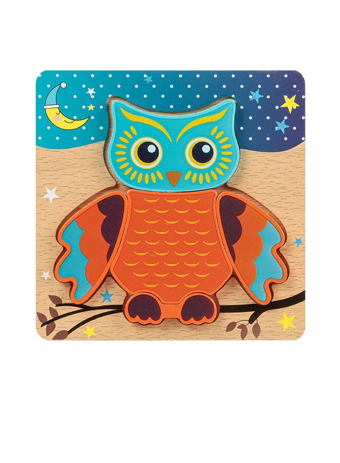 general Wooden Toddler Puzzles Gifts Toys for 1 2 3 Year Old Boys Girls Baby Infant Kid Learning Educational 6 Animal Shape Jigsaw Eco Friendly Child Kid Montessori Stem Travel Toy - Image 2