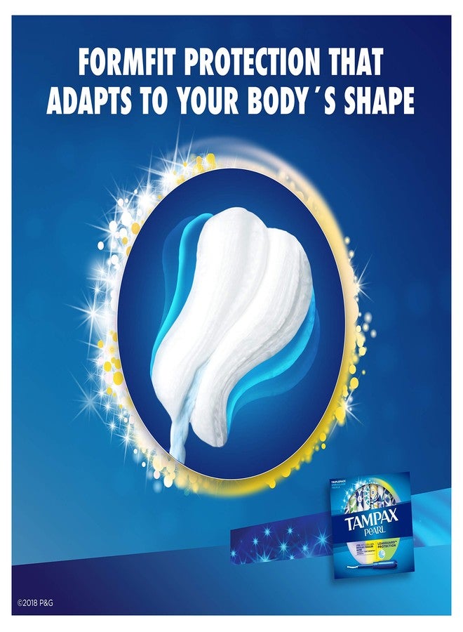 Tampax Pearl Plastic Tampons, Mutlipack, Light/Regular/Super Absorbency, Unscented, 50 Count (Packaging May Vary - Image 4