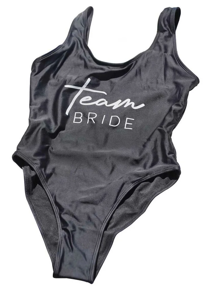 Ginger Ray Team Bride Swimsuit - Black - Small