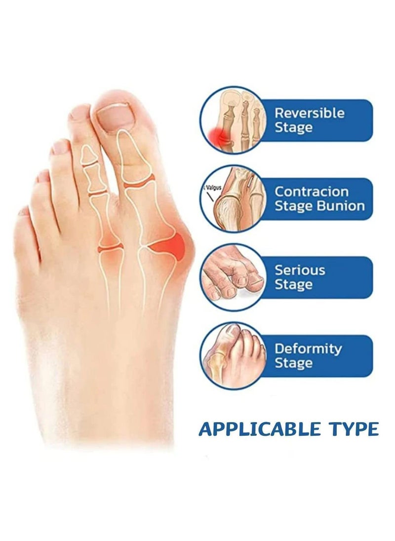 Sweet seven - Women Orthopedic Compression Toe Socks 5 Pairs Bunion Relief Socks Orthopedic Compressing Sock Full Toe Yoga Sock with Gel Tab for Swelling Relief Split Toe Soft Breathable Five Finger Socks - Image 1