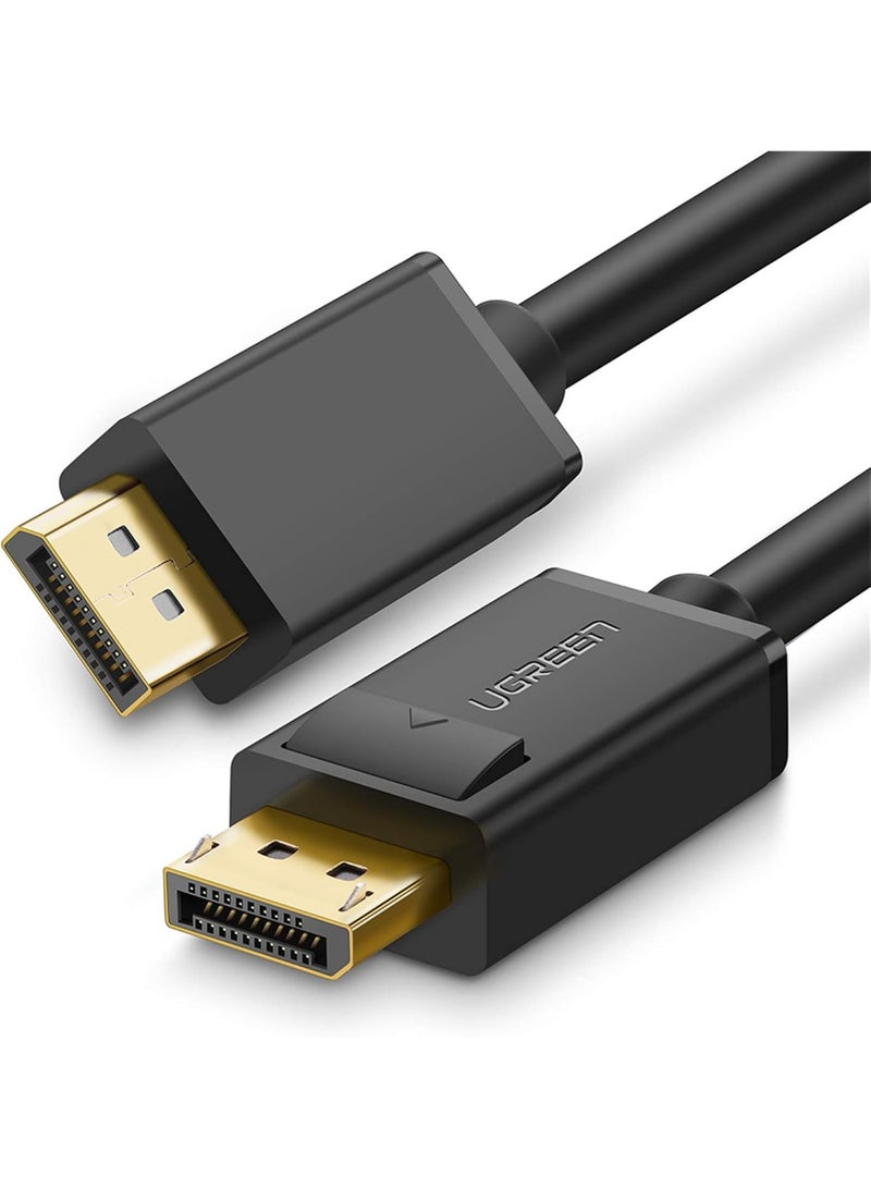 HDMI UGREEN DisplayPort Cable to DisplayPort, 4K 60Hz, 2K 144Hz, DP Cable 1.2 Male to Male Supports Graphics Card, PC, TV, Projector, Monitor etc, 5 Meters Cable Length, Black | 10213 - Image 1