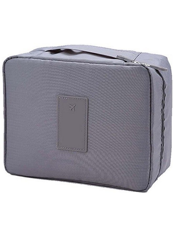 Styleys Toiletry Bag Cosmetic Pouch (S1028_Grey) - Image 2
