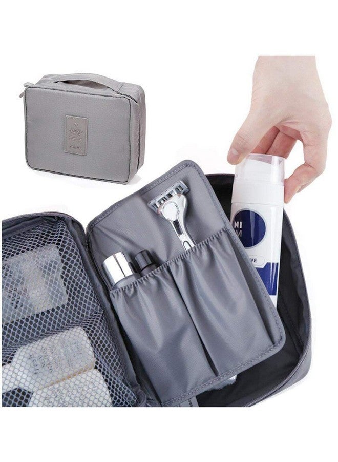 Styleys Toiletry Bag Cosmetic Pouch (S1028_Grey) - Image 1