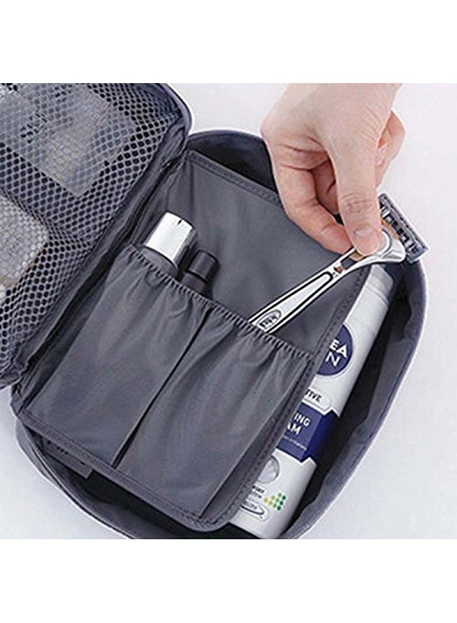Styleys Toiletry Bag Cosmetic Pouch (S1028_Grey) - Image 3