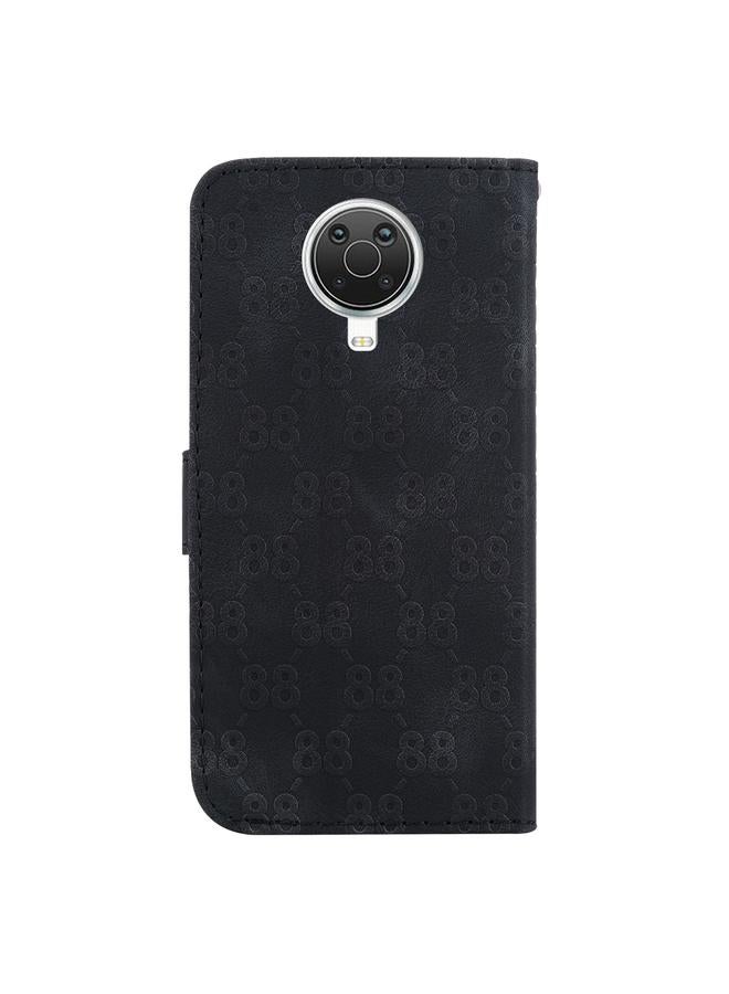 اس-توب جراب لهاتف Nokia G10 / G20، جراب هاتف جلدي مزدوج منقوش على شكل 8 - Image 3