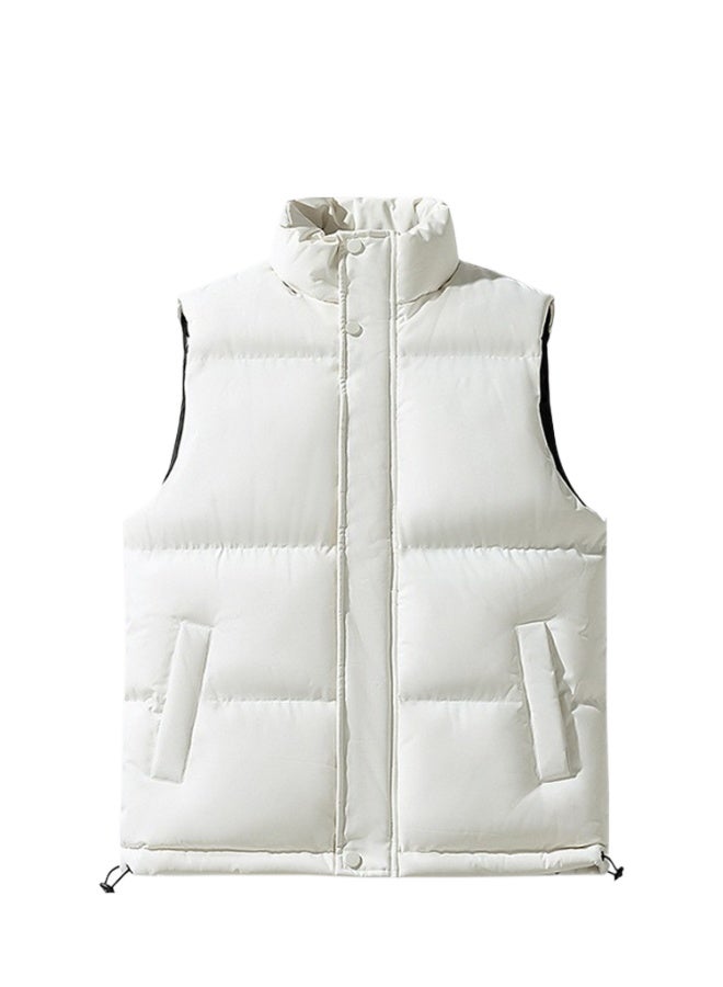 Customization M-8xl سترة صدرية Unisex ياقة واقفة مقاس كبير شتوية مبطنة Down Cotton سترة بدون أكمام ملبس مبطن Cotton رجال - Image 5