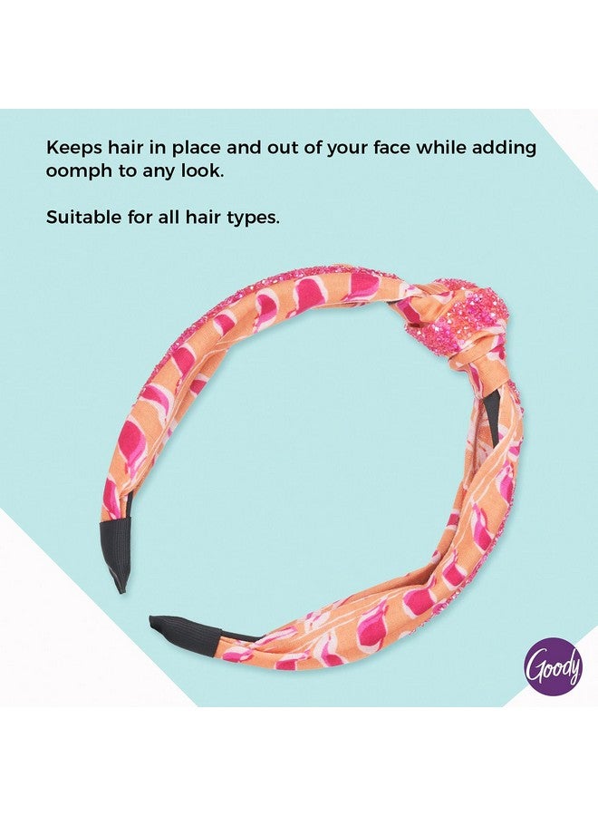 قودي  عصابة رأس من Ouchless بطباعة عصرية ومريحة تناسب جميع أنواع الشعر وإكسسوارات الشعر للفتيات - Image 3