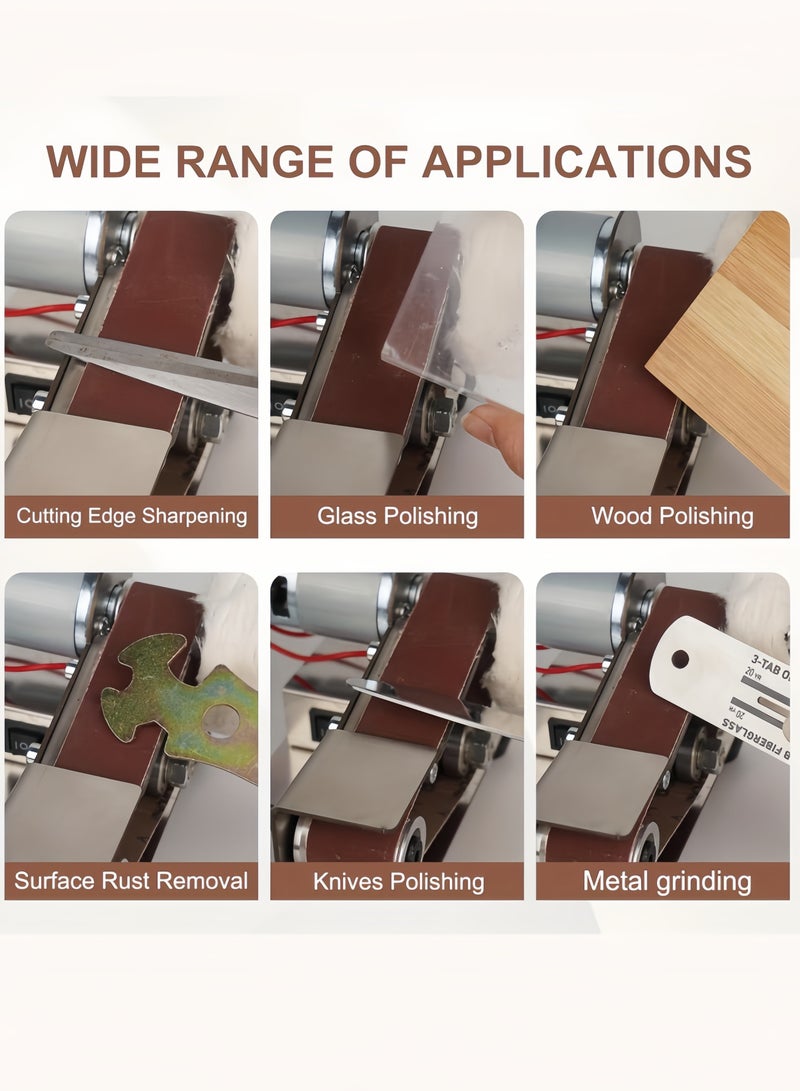 نيهاو Sharpener كهربائي متعدد الوظائف مع تحكم بسرعة 7، 110-240 فولت، نظام شحذ السكاكين والأدوات مع قابس بريطاني قياسي، مثالي للصيد، السكاكين المسننة، سكاكين المطبخ، الأعمال الخشبية، والحرف - وظيفة تلميع، تلميع وإزالة الصدأ. - Image 2