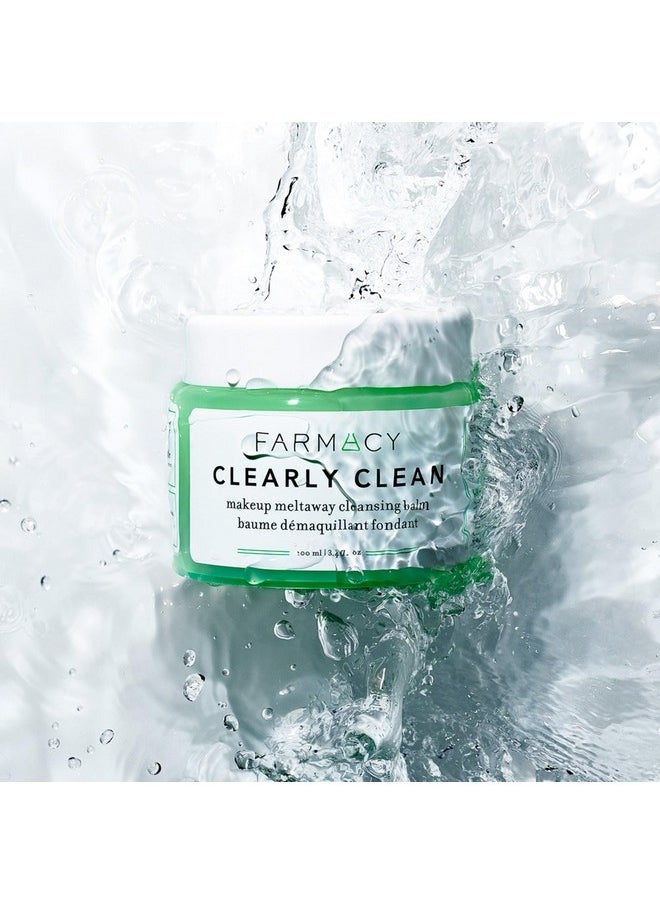 FARMACY - Armacy Makeup Remover Cleansing Balm Clearly Clean Fragrancefree Makeup Melting Balm Great Balm Cleanser For Sensitive Skin (3.4 Fl Oz) - Image 1
