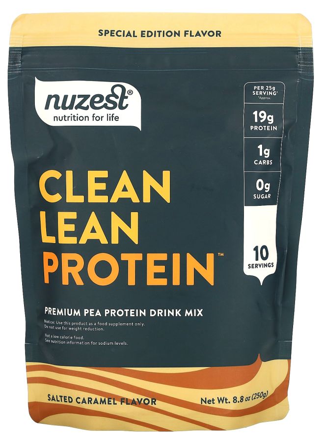 Nuzest Clean Lean Protein Salted Caramel 8.8 oz (250 g)