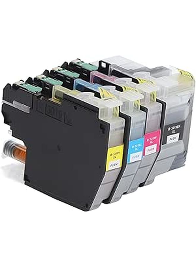 4 Colors Compatible Ink Cartridges Replacement for LC3219 Inkjet Printer - Image 1