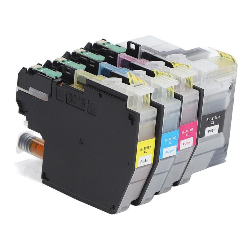4 Colors Compatible Ink Cartridges Replacement for LC3219 Inkjet Printer - Image 2