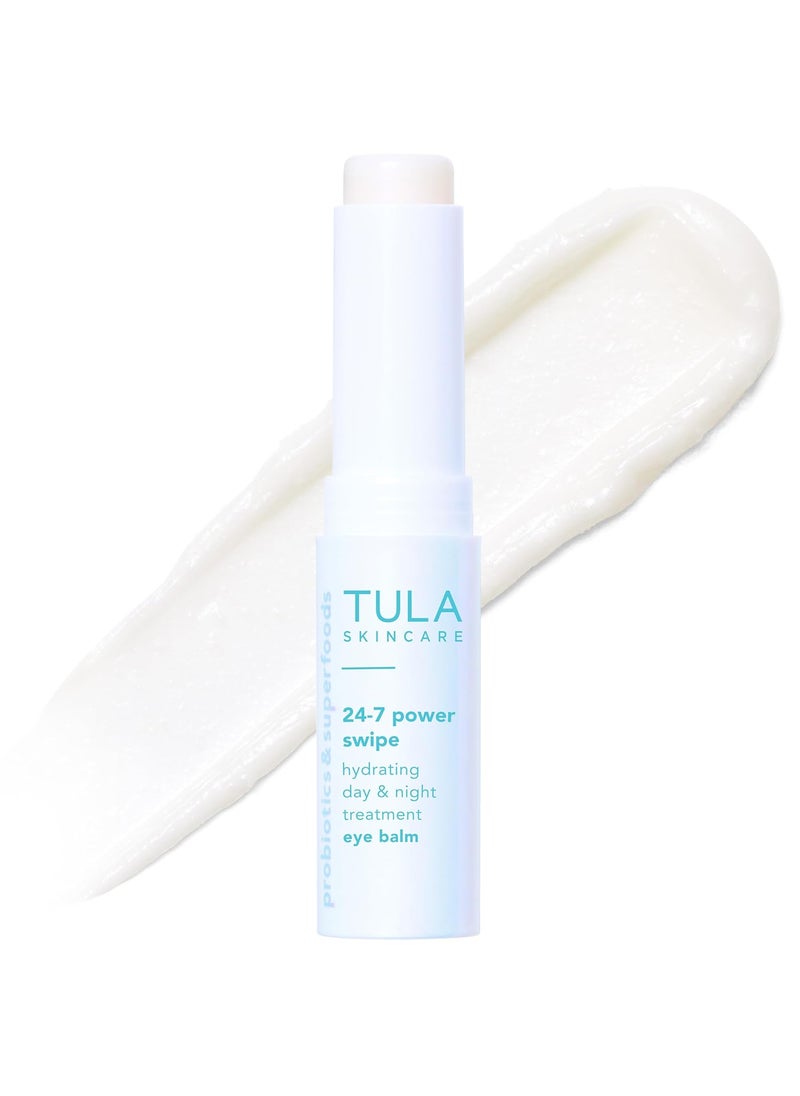 TULA TULA 247 Power Swipe Hydrating Eye Balm  Dark Circle Treatment Instant Brightening Portable  023oz 