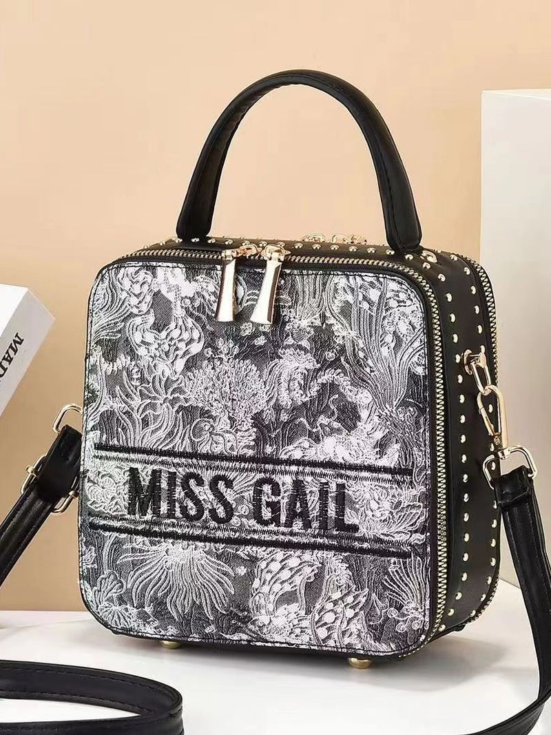Factory High-End Small Square Bag Casual Fashion Handbag Western Style Simple Shoulder Bag Student Lady Bag - Image 2