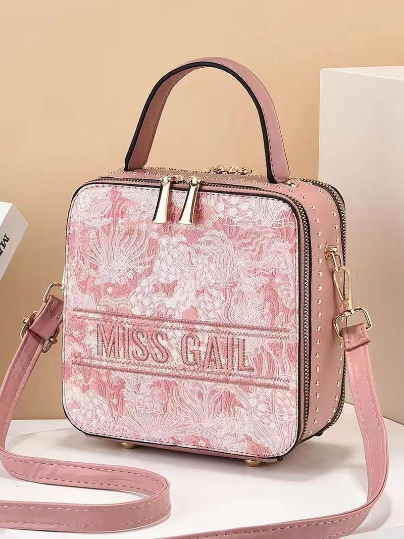 Factory High-End Small Square Bag Casual Fashion Handbag Western Style Simple Shoulder Bag Student Lady Bag - Image 3