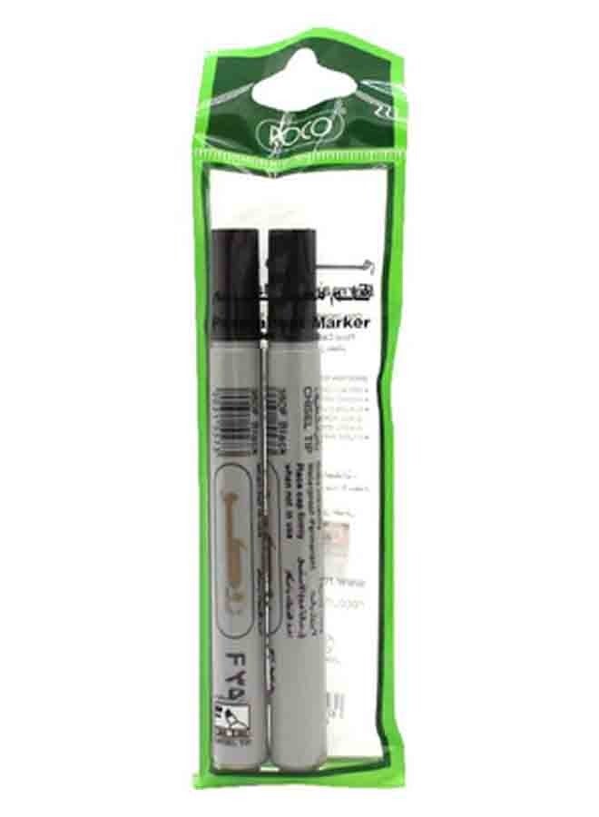 Roco Permanent Marker Black pack of 2 - Image 1