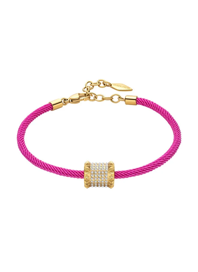 POLICE Barrel Bracelet for Women Gold Plating with crystalsPEJLB0001406