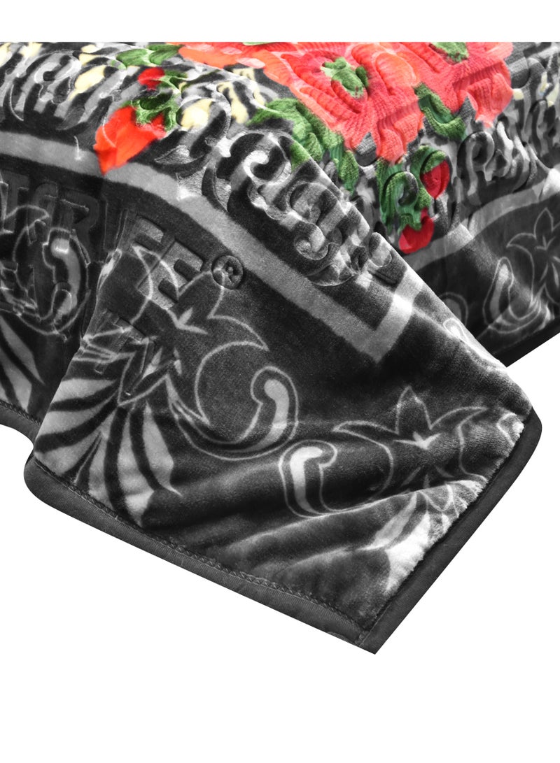 Stargold Double Ply Premium Korea Quality Blanket Made by 100% Polyester SPUN YARN Obtained from Virgin Polyester Which is Suitable for winter and Rainy Season 220*240CM 10LBS  - Image 4