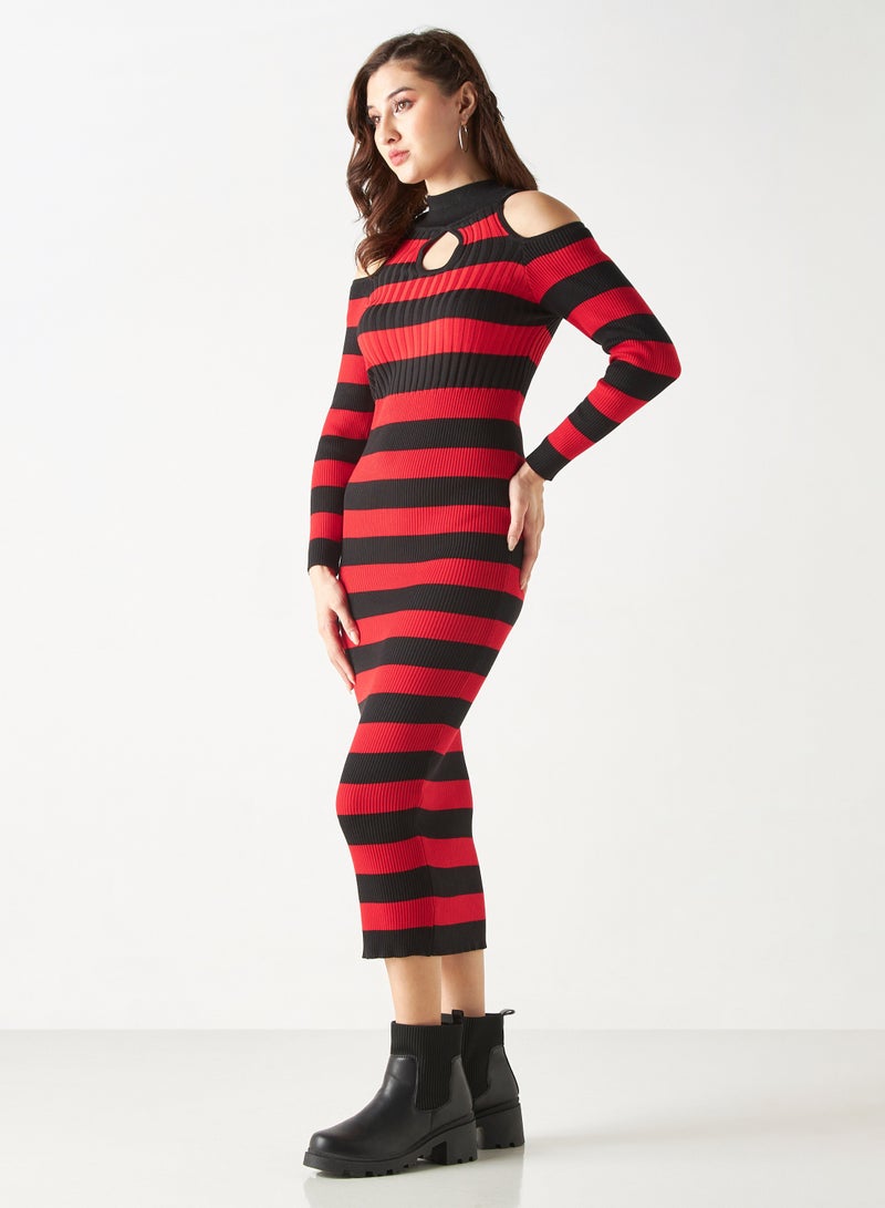 2Xtremz Striped Knit Dress  - Image 2