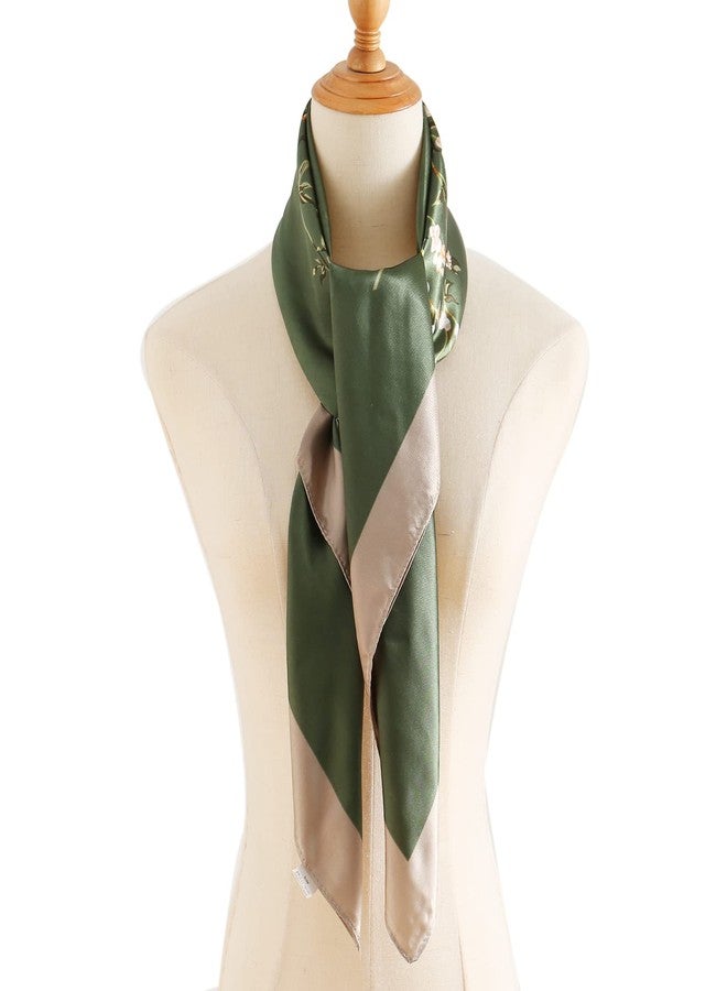 وشاح شعر ساتان للنساء من فيميت - 35 بوصة، خفيف الوزن، لون وردي فاقع، وشاح رأس حريري بنقشة بيزلي، مناسب للنوم ولف الشعر ليلاً (النمط 121) - Image 3