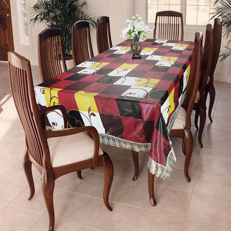 Homerz Premium Dining Table Cover for 6 to 8 Seater, 60 x 90 inch Size, Waterproof and Dustproof (Intel) - Image 5