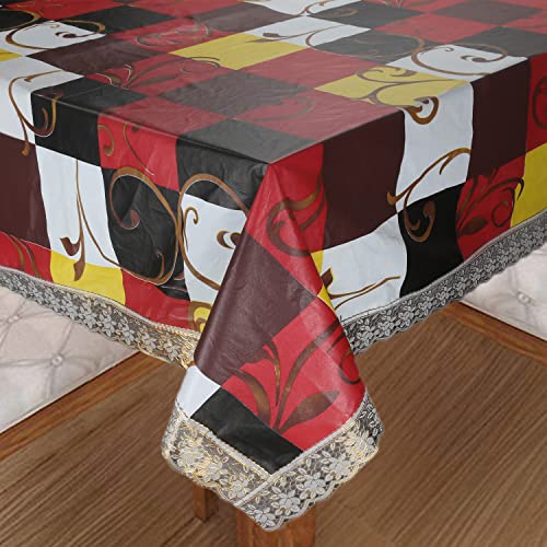 Homerz Premium Dining Table Cover for 6 to 8 Seater, 60 x 90 inch Size, Waterproof and Dustproof (Intel) - Image 3
