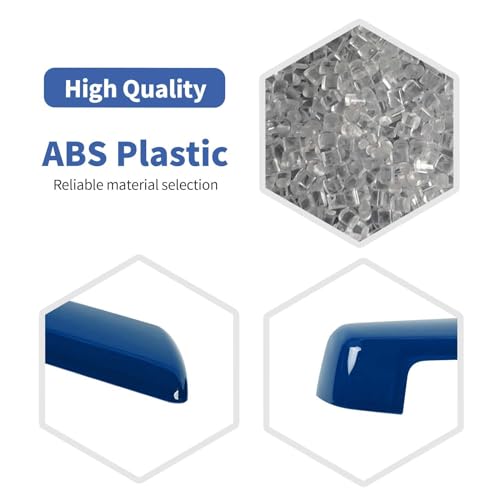 JOSHELA for Silverado Side Mirror Cover Cap Trim Blue Fit for Chevy Silverado/GMC Sierra 2019-2025 Blue Exterior Accessories 2pcs - Image 3