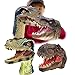 Gemini&Genius Dinosaur Toys Tyrannosaurus Rex and Blue Velociraptor Hand Puppets Dinosaur Animal World Action Figure Set Funny Scared Head Hand Puppets for Home Stage and Class Role Play Toys - Image 2