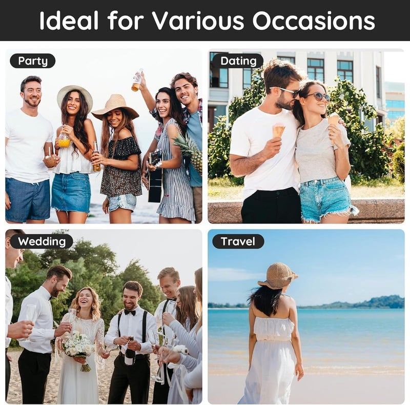 ChicAbode Glass Perfume Spray Bottle, 6 Pack of 10ML Mini Travel Atomizer Sprayer for Perfume, Empty Press Pump Bottle Refillable Cologne Dispenser Perfume Bottles Scent Sample Case Travel Must Have - Image 5