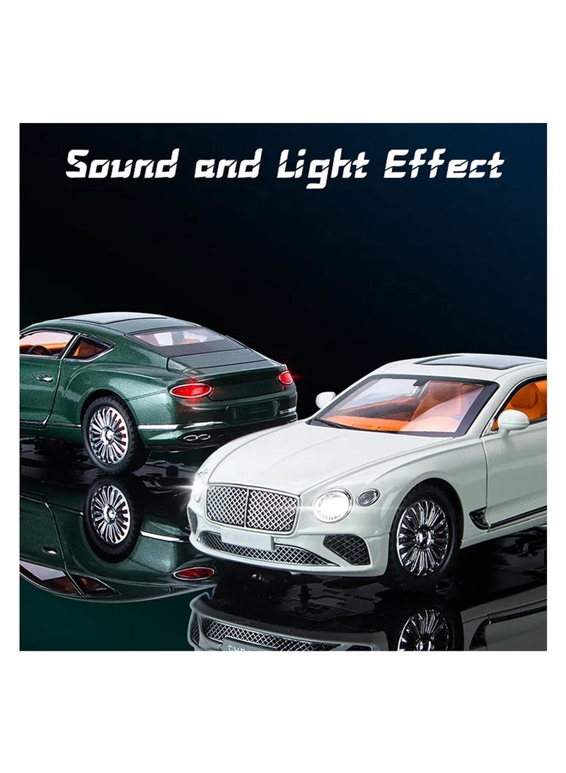 توي لاند نموذج سيارة فاخرة مصبوب بمقياس 1:24 مع أضواء وصوت وحركة سحب للخلف - Image 2