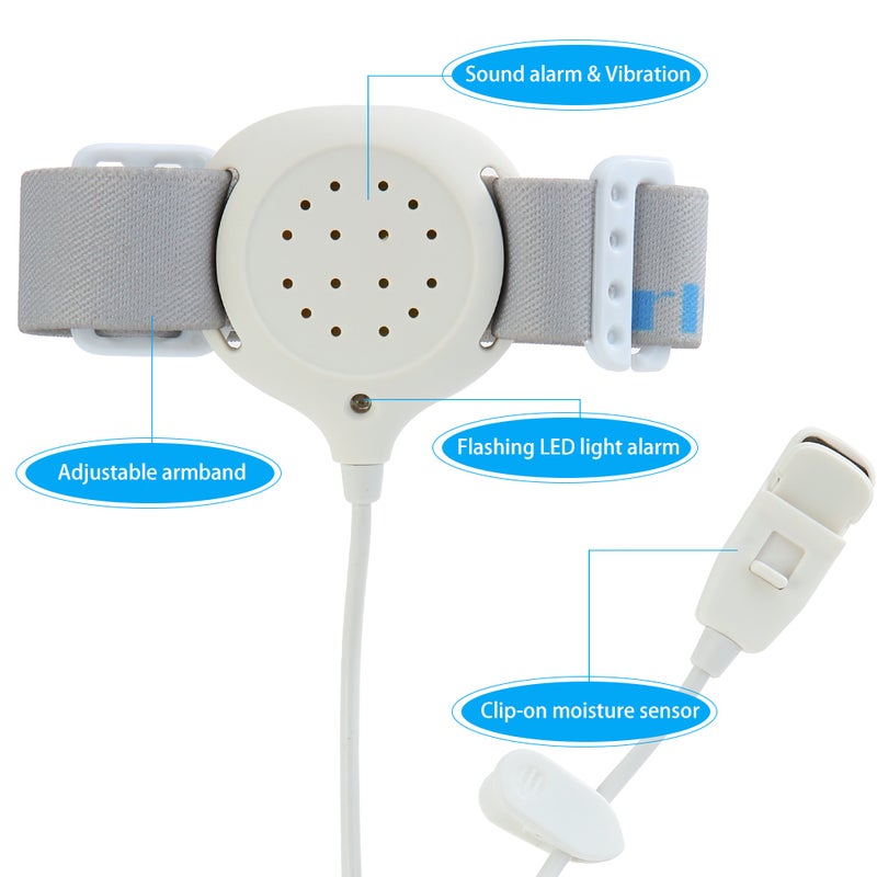 Arm Wear Bedwetting Alarm Baby Toddler Children Potty Training With Sound and Vibration Elder Care - Image 4