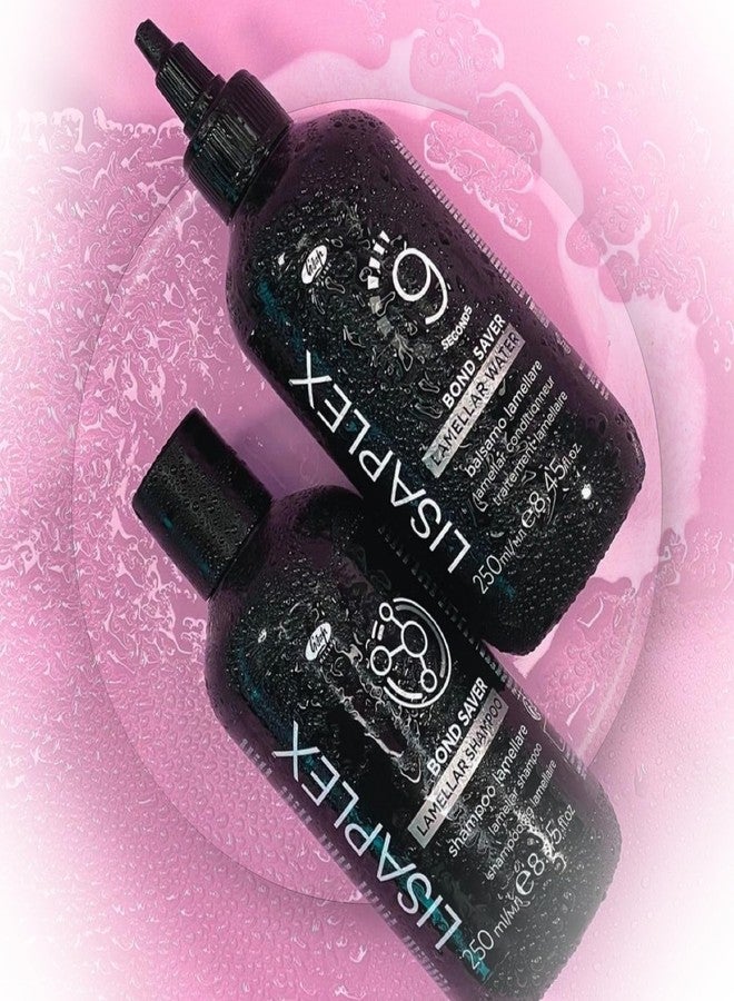 Lisap Lisaplex Lamellar Hair Shampoo, Bonding Shampoo for Strengthening & Repair, Shiny Soft Hair Care for All Hair Types, Gentle Formula, Vegan, Cruelty Free, Paraben Free, SLS/SLES Free, 250ml - Image 2